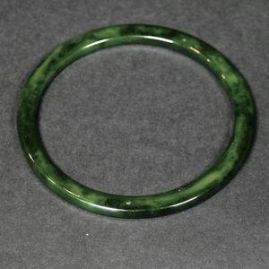 Moss Green Bakelite Bangle